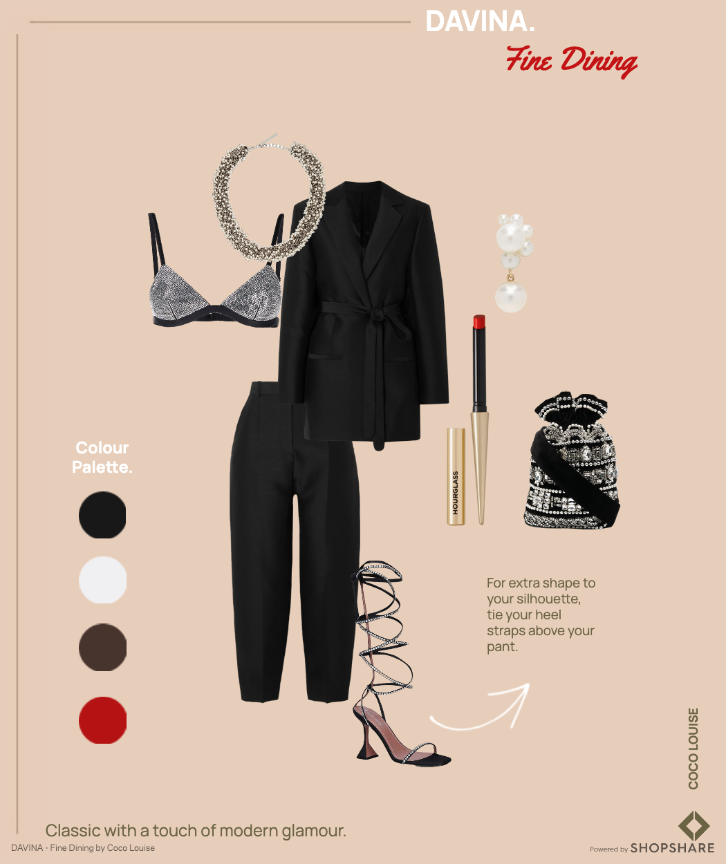 Fine dining outfit top